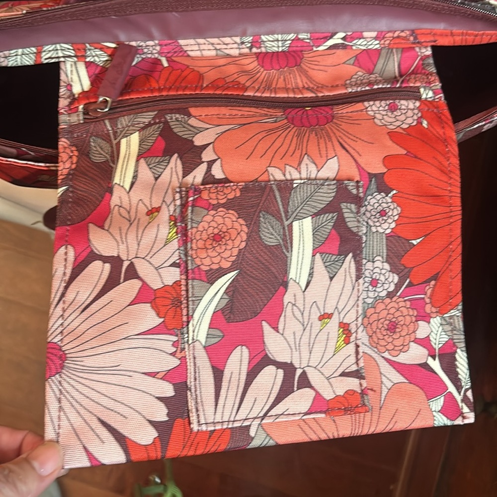VERA BRADLEY EXPANDABLE Bohemian Blooms NEW travel weekender Bag - Picture 10 of 11